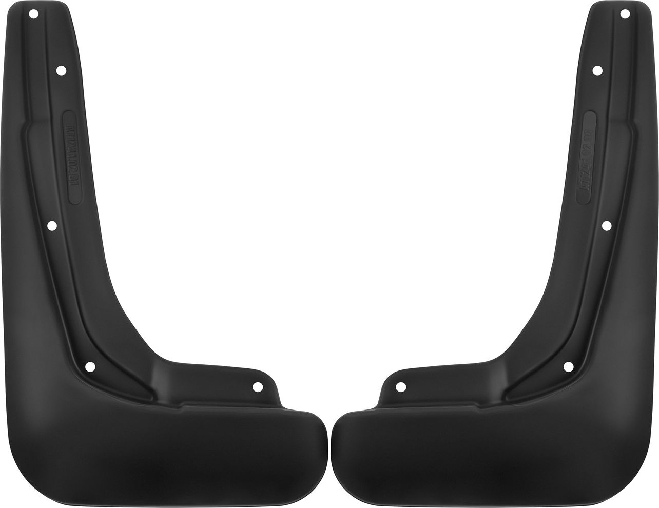 Брызговики Frosch (в пакете) задняя пара для Chery Tiggo 7 II рестайлинг 2024-2026. Артикул NLF.A71241.E3