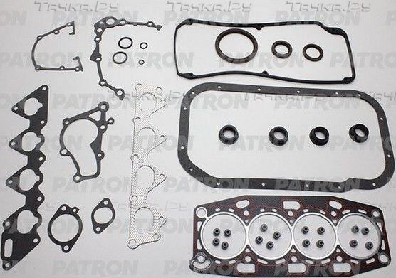 Прокладки двигателя (комплект) Patron для Mitsubishi Colt IV (CA0) 1992-1996. Артикул PG1-1015