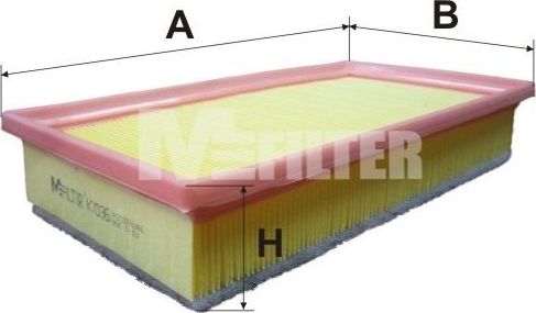 Воздушный фильтр MFilter. Артикул K 7036