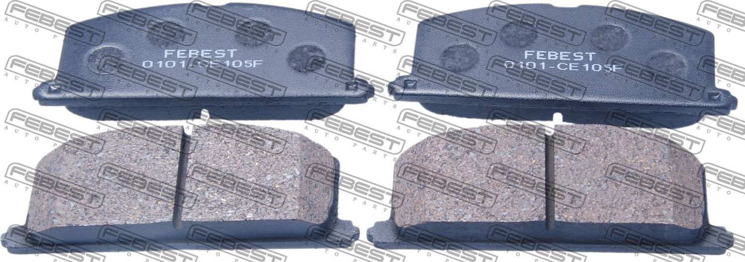 Тормозные колодки Febest. Артикул 0101-CE105F