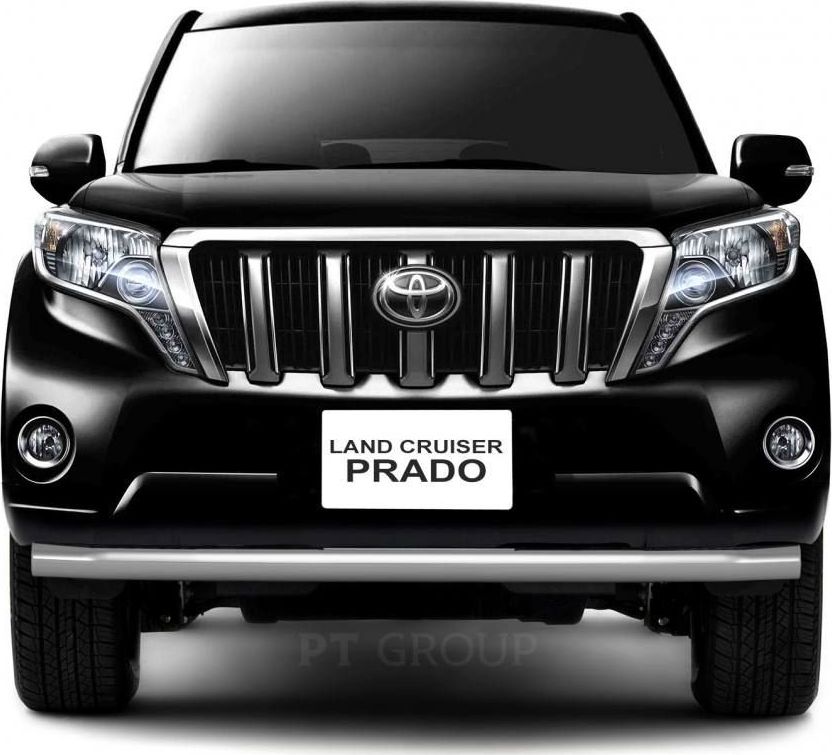 Защита PT Group переднего бампера одинарная d63мм (НПС) для Toyota Land Cruiser Prado 150 1й Рестайлинг 2013-2017. Артикул TPR220208