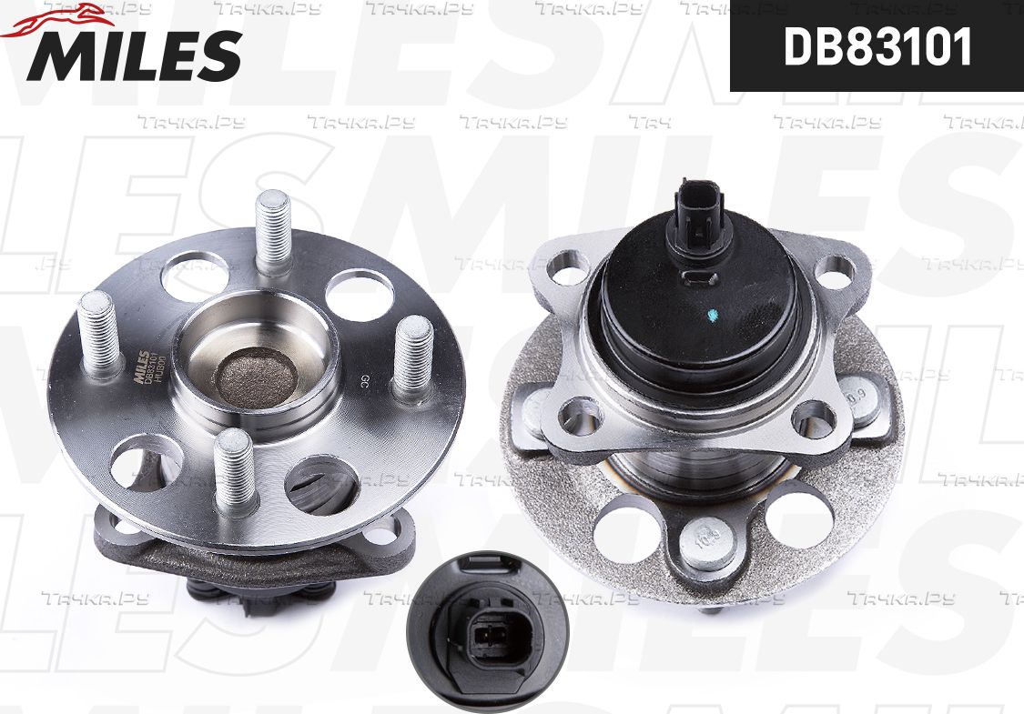 Ступица колеса с интегрированным подшипником Miles задняя для Toyota Yaris XP150 2018-2017. Артикул DB83101