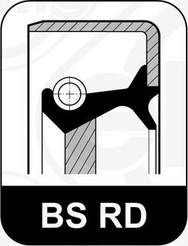 Сальник, уплотнительное кольцо Elring задний для Volvo  F10 1976-1995. Артикул 587.991
