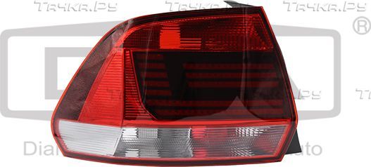 Фонарь задний DPA левый для Volkswagen Polo V 2010-2026. Артикул 99451787502