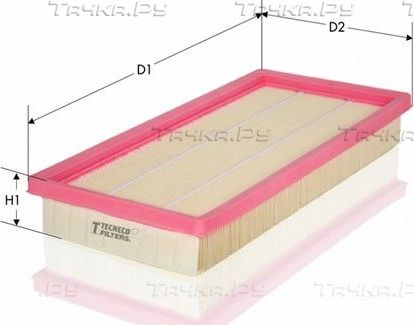 Воздушный фильтр  Tecneco Filters для Fiat 500 II 2007-2026. Артикул AR10334PM