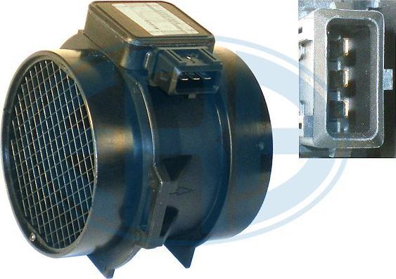 Датчик массового расхода воздуха (ДМРВ) Era (PBT (полибутилентерефталат)) для Hyundai Tucson I 2004-2010. Артикул 558104