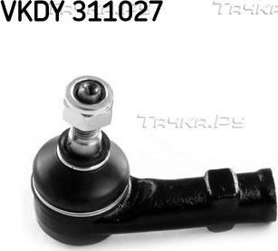 Наконечник рулевой тяги SKF левый для Volkswagen Polo III 1994-2001. Артикул VKDY 311027
