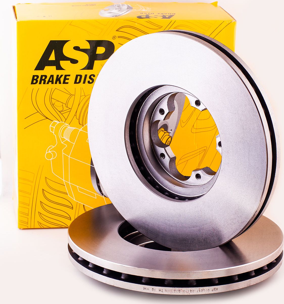 Тормозной диск Ford Transit VIII 13- передний вентилируемый D308 (ASP). Артикул 020217