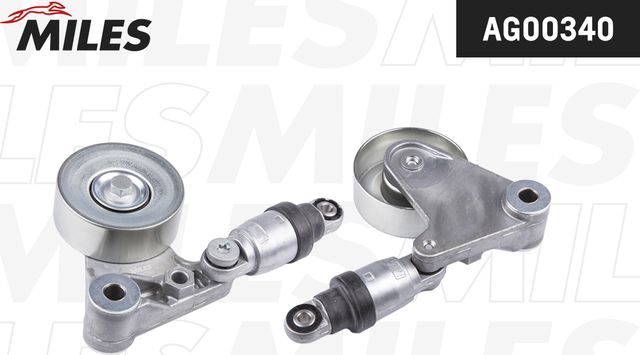 Натяжной ролик (натяжитель) приводного клинового зубчатого ремня Miles. Артикул AG00340