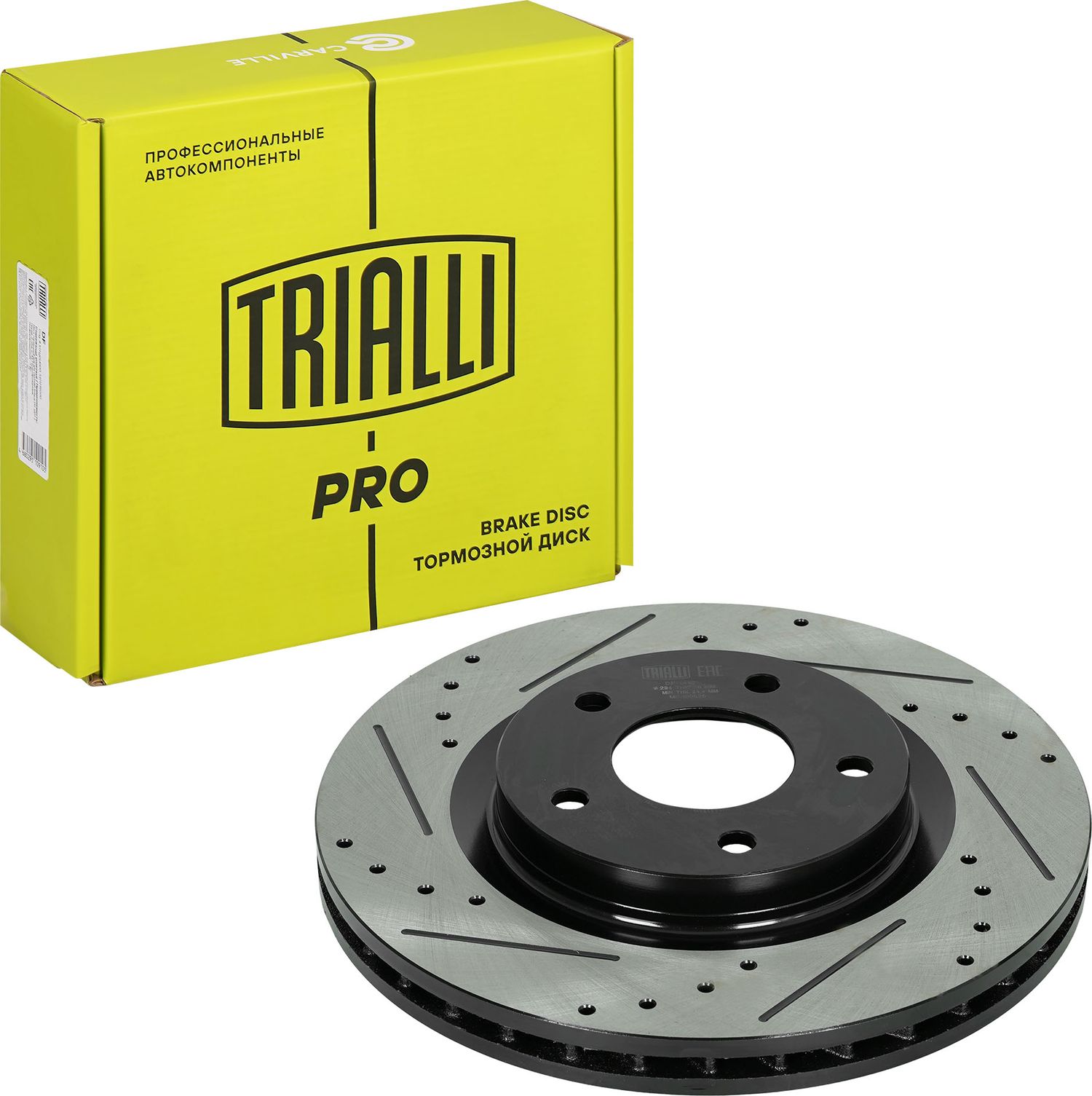 Диск тормозной (Trialli). Артикул DF141s