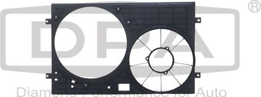 Вентилятор радиатора двигателя DPA для Volkswagen Fox I 2005-2009. Артикул 81210127102