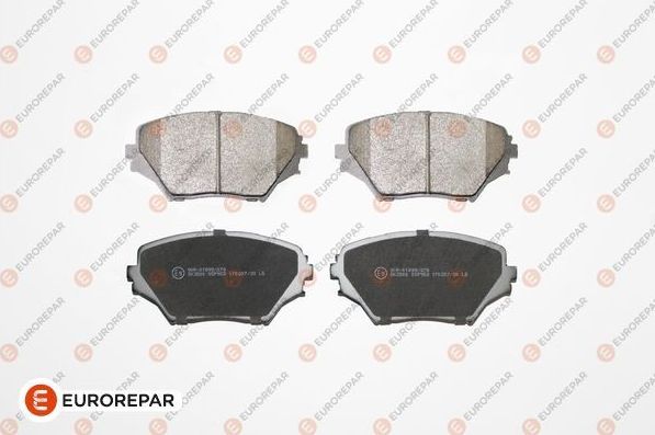 Тормозные колодки Eurorepar. Артикул 1617265780