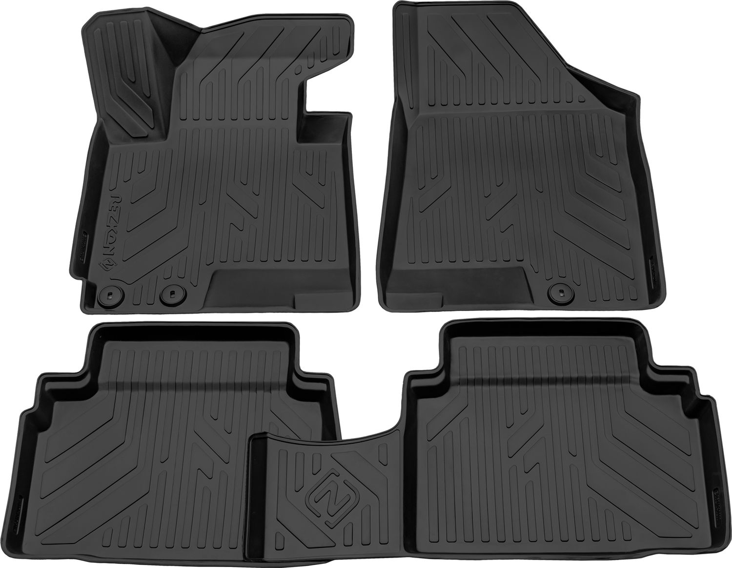 Коврики полиуретановые Rezkon для салона Kia Sportage III 2010-2016. Артикул 0521040200