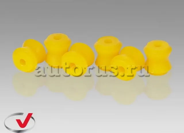 Втулка полиуретановые реактивной тяги /малые/, Комплект (6шт) (Vtulka). Артикул 1701002