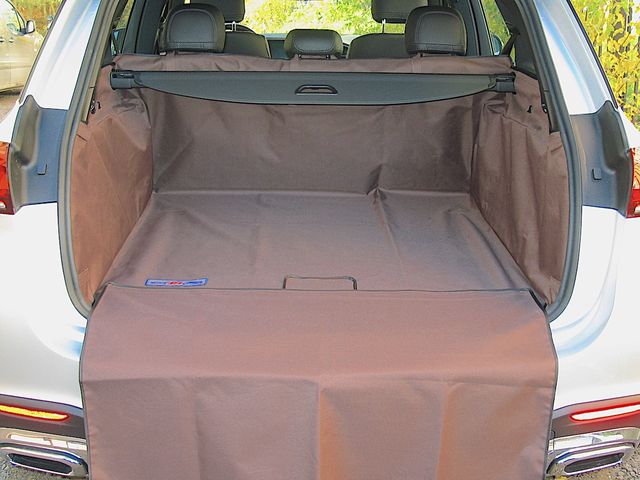 Защитный чехол AUTOSMSTUDIO "Standart" в багажник автомобиля для Mercedes-Benz GLE W167 2018-2026, черный. Артикул TP-GLE167-STD-BL