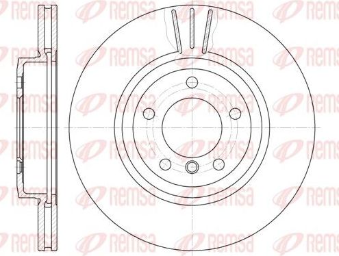 Тормозной диск Remsa передний для Lexus ES III 2001-2006. Артикул 6598.10