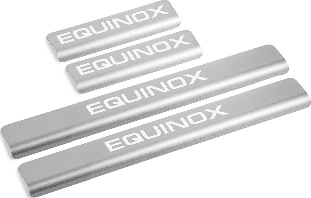 Накладки AutoMax на пороги для Chevrolet Equinox III поколение 2017-2026. Артикул AMCHEQU01