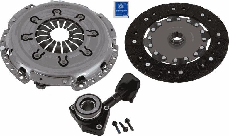 Сцепление (комплект) SACHS Kit plus CSC. Артикул 3000 990 487