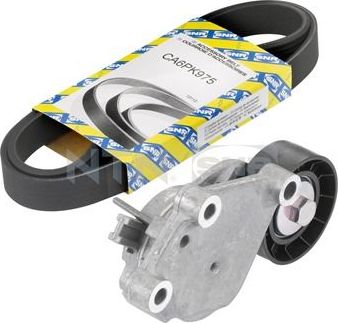 Приводной ремень поликлиновой с роликами (комплект) NTN / SNR. Артикул KA859.20