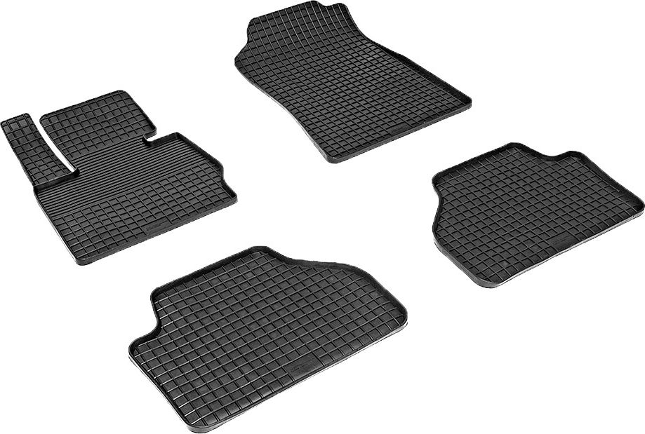 Коврики резиновые Seintex с узором сетка для салона BMW X3 F25 2010-2017. Артикул 83699