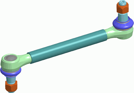 Стойка (тяга) стабилизатора Lemforder. Артикул 37707 01