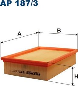 Воздушный фильтр Filtron. Артикул AP 187/3