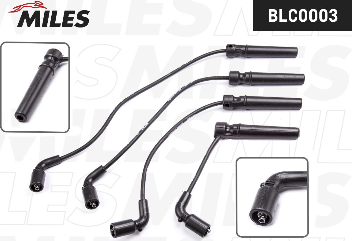 Высоковольтные провода (провода зажигания) (комплект) Miles. Артикул BLC0003