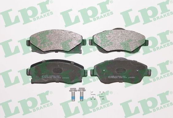 Тормозные колодки LPR. Артикул 05P1004