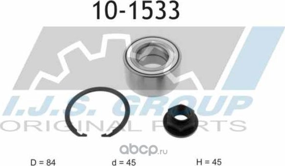 Подшипник ступичный MAZDA  6 05-07 (IJS). Артикул 101533