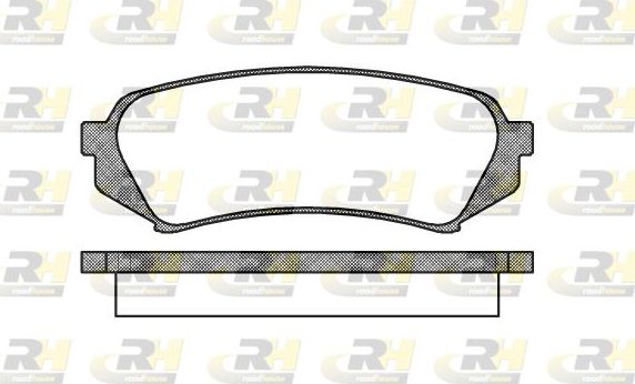 Тормозные колодки RoadHouse. Артикул 2706.00