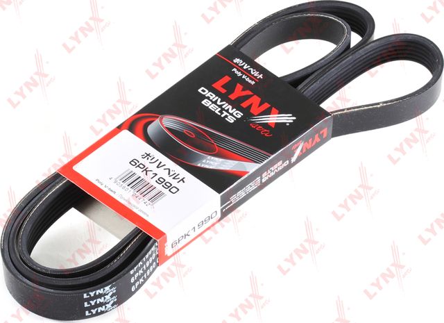 Приводной ремень поликлиновой LYNXauto. Артикул 6PK1990