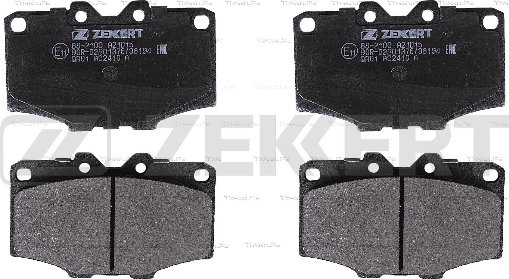 Тормозные колодки Zekkert передние для Toyota 4Runner I 1987-1989. Артикул BS-2100