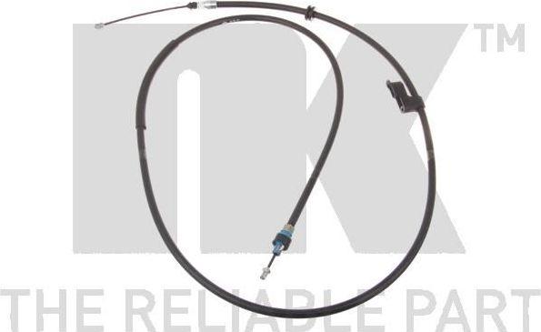 Трос ручника (тросик ручного тормоза) NK левый для Ford S-MAX I 2006-2007. Артикул 9025157