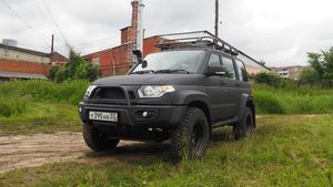 Комплект МЕДВЕДЬ 2 АВС-Дизайн (c дугой) для УАЗ Patriot 2015-2025. Артикул ABC.UAZ.M2