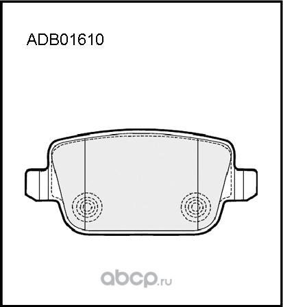 Колодки тормозные FORD Galaxy,Mondeo LAND ROVER Freelander задние (4шт.) ALLIED (Allied Nippon). Артикул ADB01610