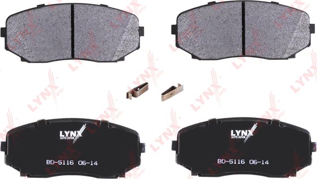 Тормозные колодки LYNXauto передние для Mazda CX-9 II 2016-2026. Артикул BD-5116