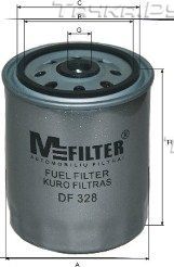 Топливный фильтр MFilter для Mercedes-Benz Sprinter 901, 902 1995-2000. Артикул DF 328