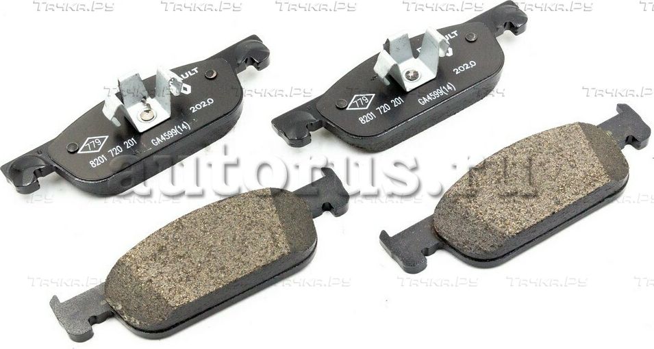 Тормозные колодки Renault передние для Renault Logan II 2011-2026. Артикул 410604682R