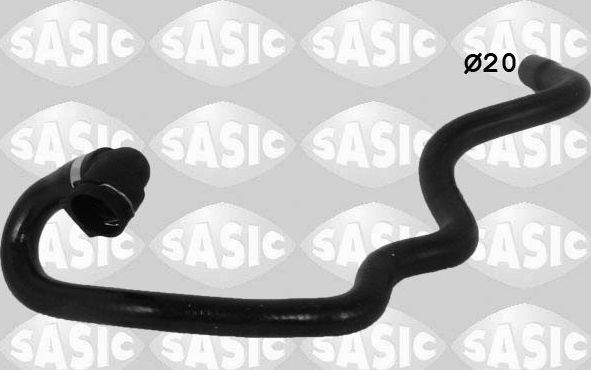 Патрубок радиатора (системы охлаждения) Sasic правый для Opel Signum I 2003-2004. Артикул 3406280