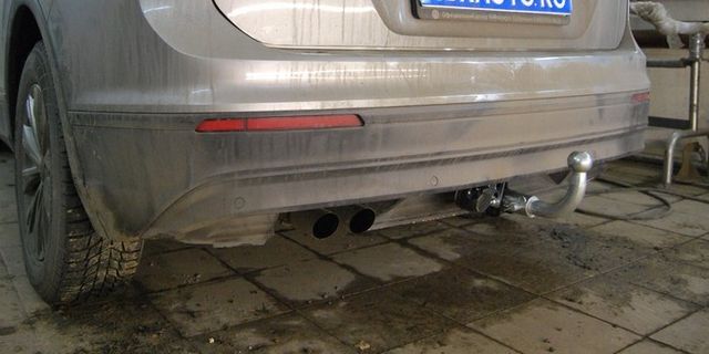 Фаркоп Tavials (Лидер-Плюс) для Volkswagen Tiguan II 2016-2026. Артикул V126-BA