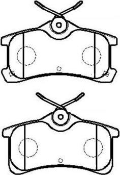 Тормозные колодки HSB. Артикул HP9147