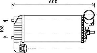 Интеркулер AVA. Артикул FD4574