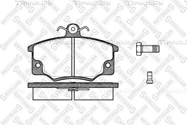 Тормозные колодки Stellox передние для Fiat Ritmo I 1980-1989. Артикул 157 014-SX