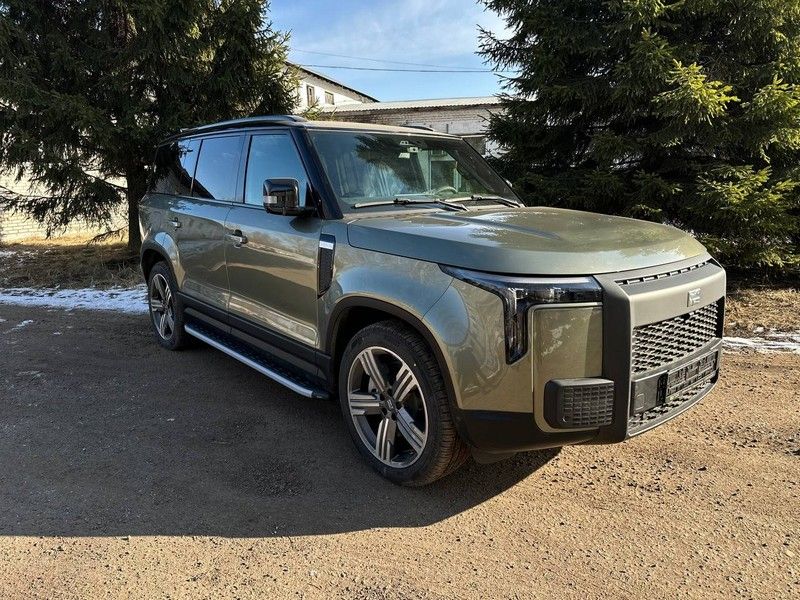 Пороги алюминиевые ТСС с пластиковой накладкой 2020 мм для Rox 01 2024-2026 Карбон серебро. Артикул ROX0124-02SL