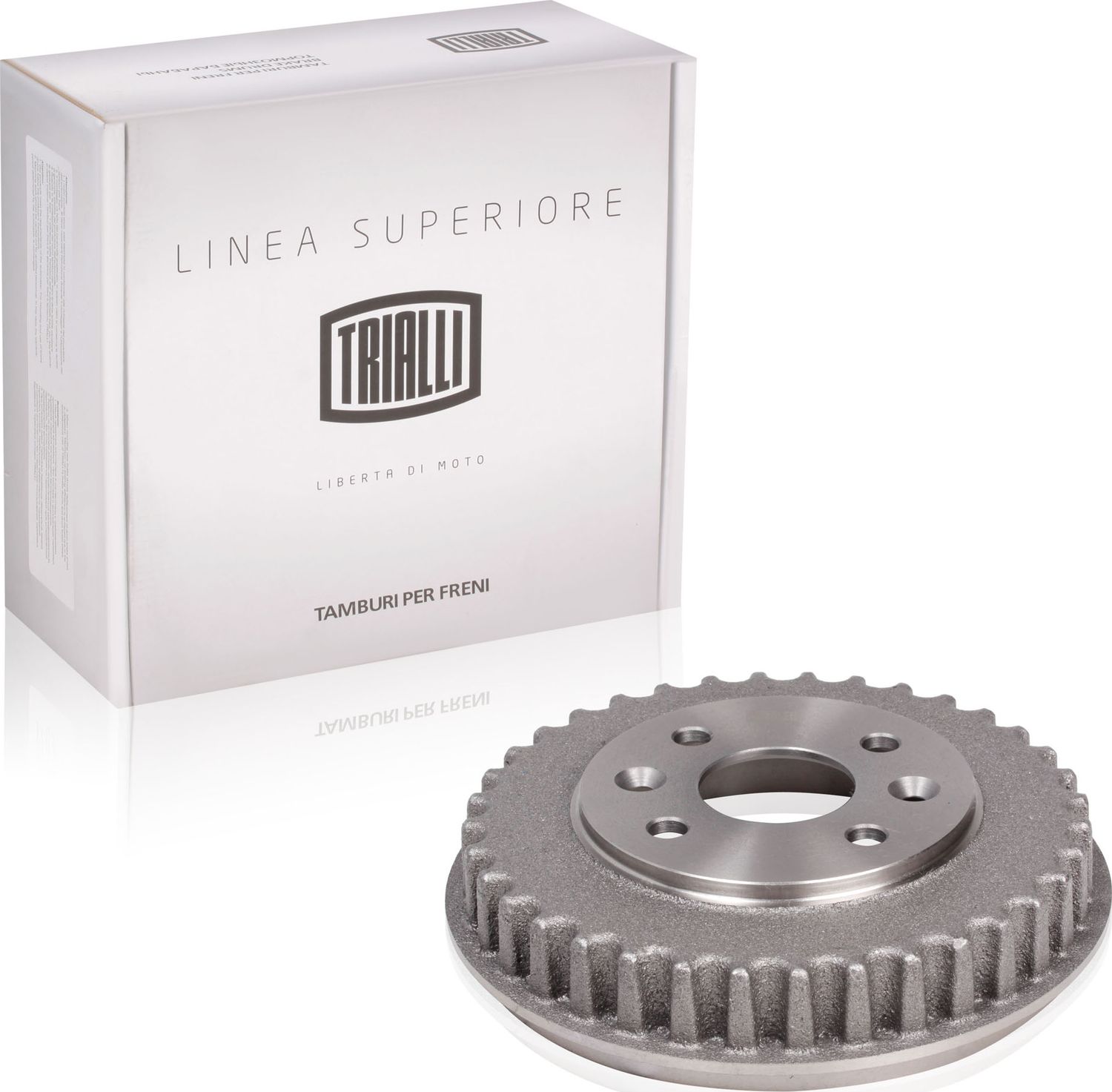 Тормозной барабан Trialli задний для Kia Shuma II 2001-2004. Артикул TF 073132