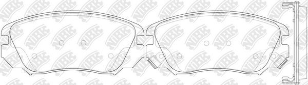 Тормозные колодки NiBK. Артикул PN0839