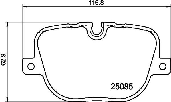 Тормозные колодки Mintex. Артикул MDB3113