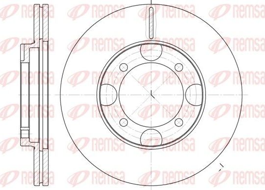 Тормозной диск Remsa. Артикул 6827.10