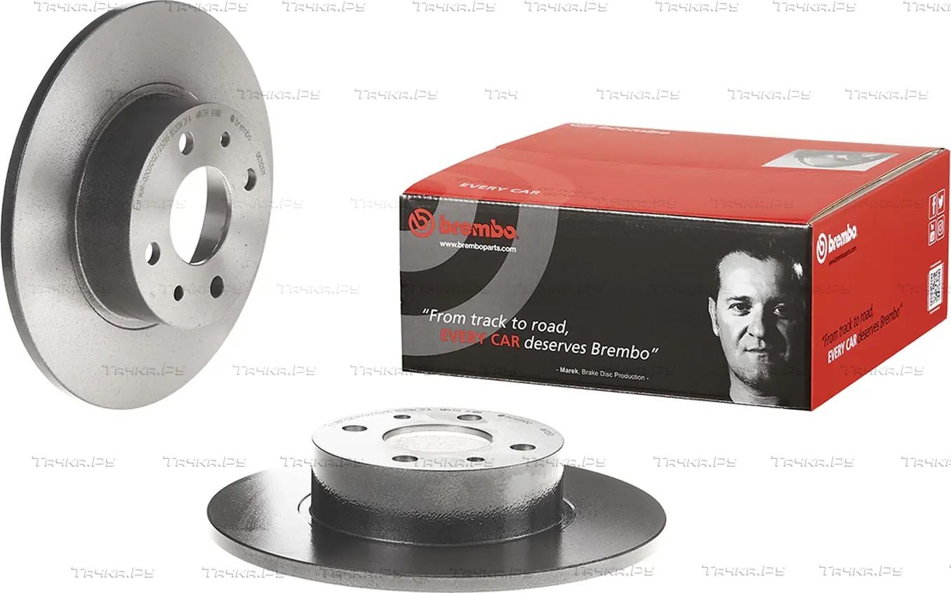 Тормозной диск Brembo UV Coated задний для Fiat Multipla I 1999-2010. Артикул 08.3126.11