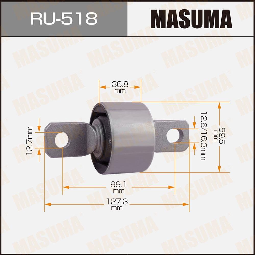 Сайлентблок переднего рычага подвески Masuma. Артикул RU-518